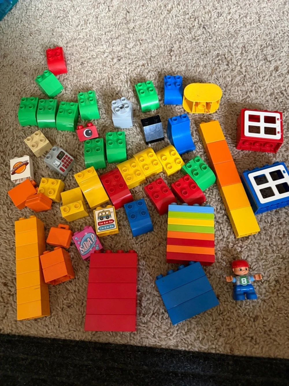 Lego Duplo colorful Building Block’s Specialty Pieces Mixed lot